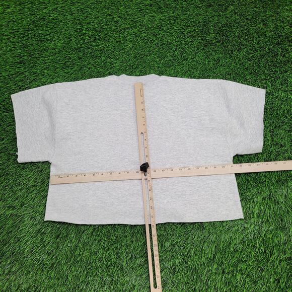 Vintage James-Madison University JMU Cropped Sweatshirt Womens L 21x18 USA - Picture 8 of 10